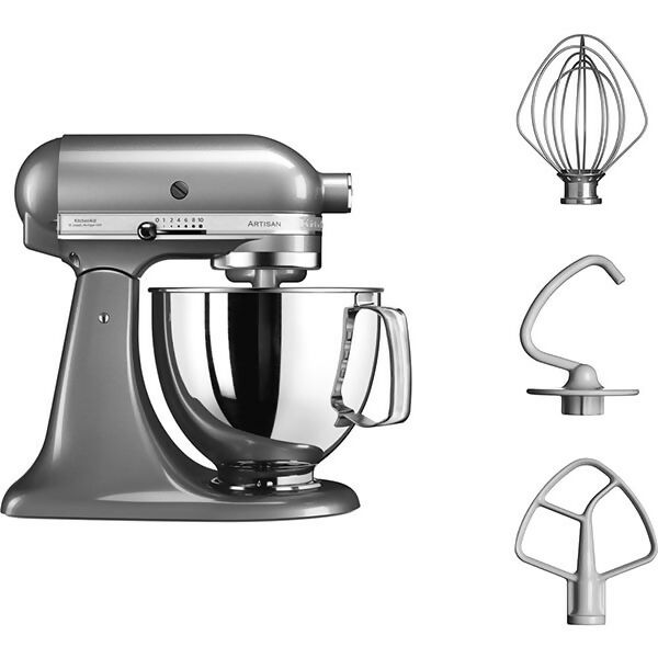KitchenAid Artisan Tilt-Head Stand Mixer 4.8L - Contour Silver