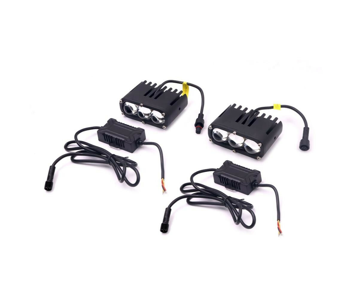 Motorcycle Lighting | Laser Headlight | 60W | 3x LED