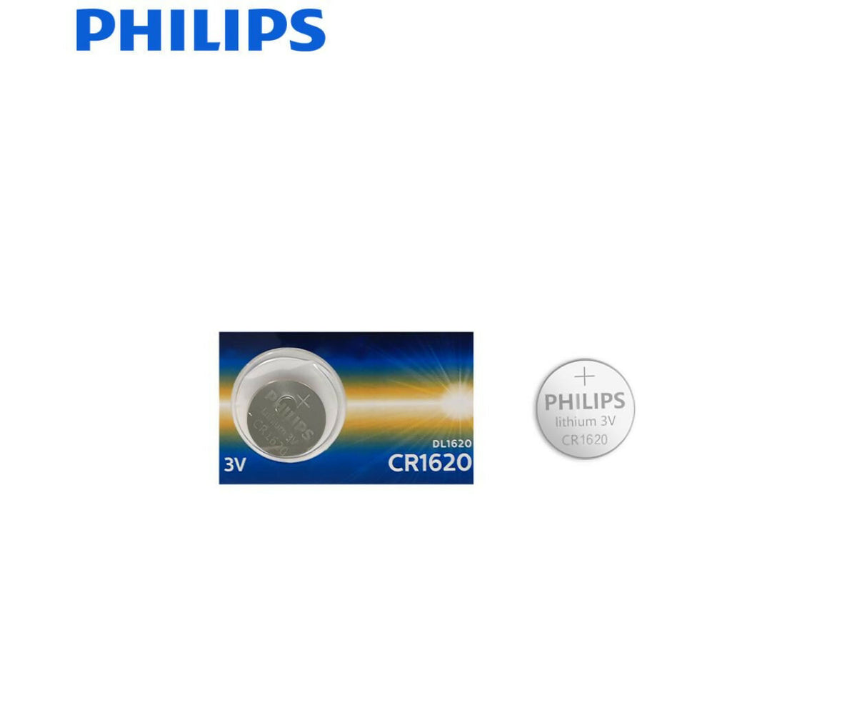 Lithium Coin Battery | CR1620 3V | Philips