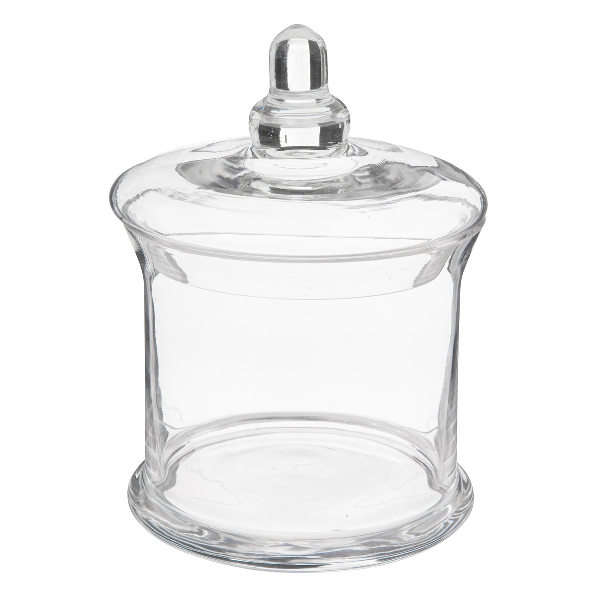 BISCUITS JAR GLASS Round Transparent 1L