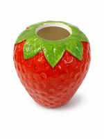 Porcelain Strawberry Vase – 10 × 14 cm