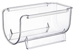 Clear Bottle Organizer BPA-Free Plastic Space-Saving Rack for Kitchen