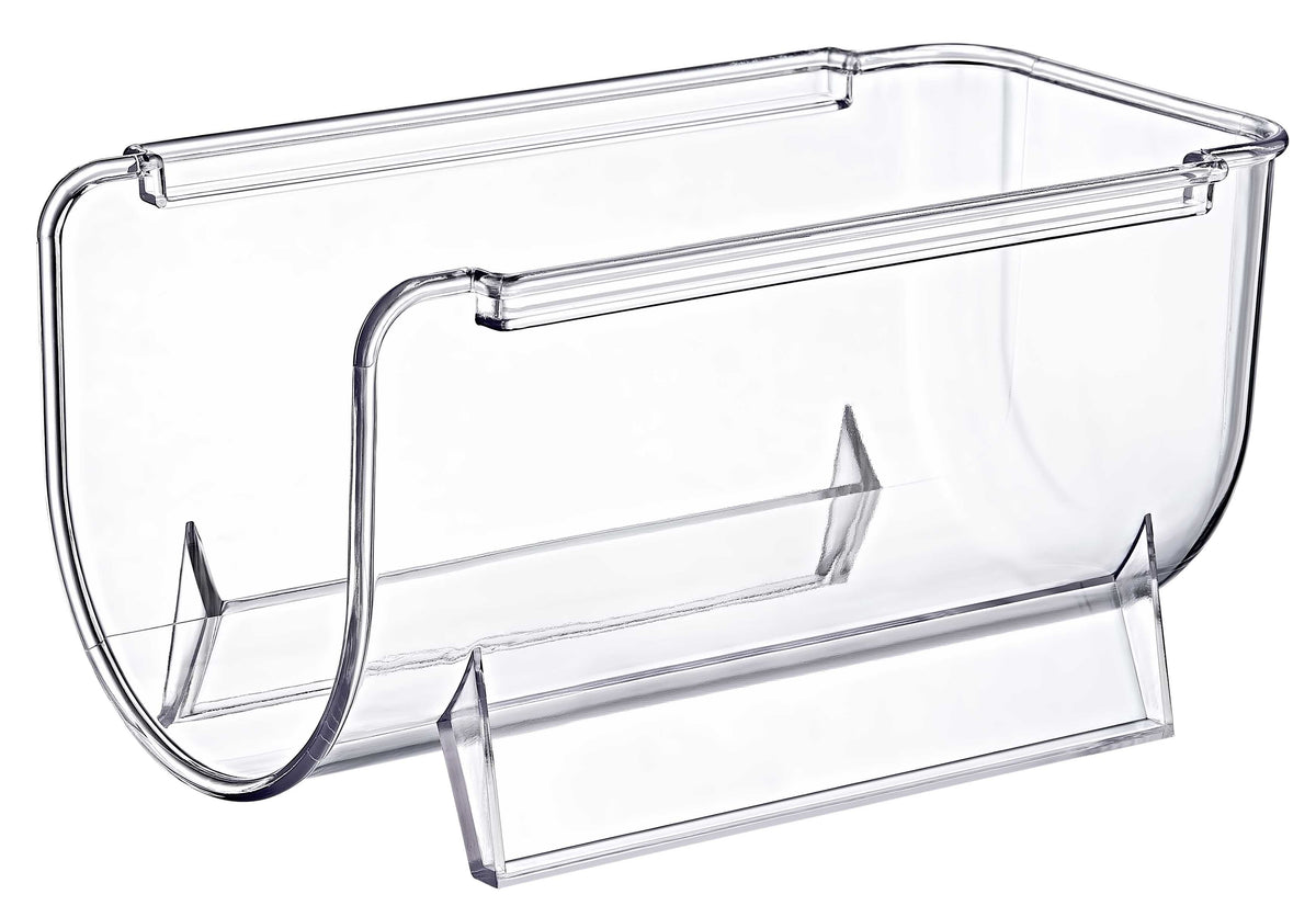 Clear Bottle Organizer BPA-Free Plastic Space-Saving Rack for Kitchen