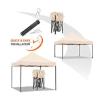 Heavy-Duty Outdoor Tent 3x3m Waterproof Awning for Garden and Events