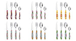 MANDALA ETNO 24 PCS MULTI DECORATION CUTLERY SET