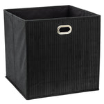 Basket Black Bamboo Storage Box