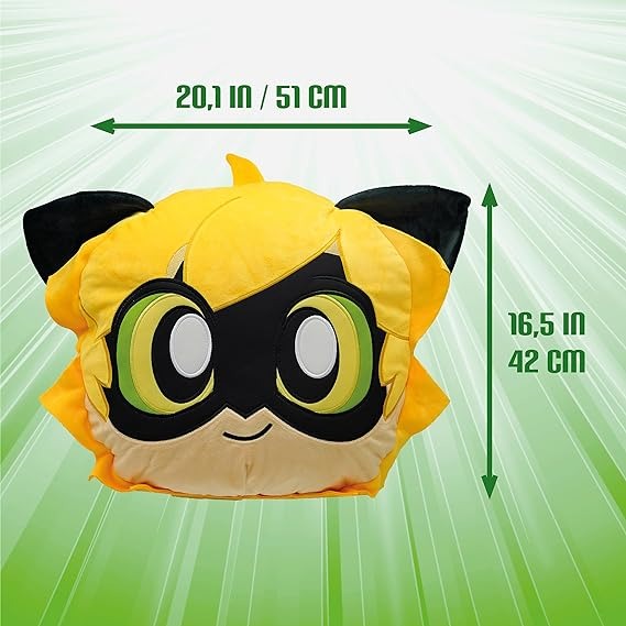 Zag Miraculous Cat Noir Kwami Pillows