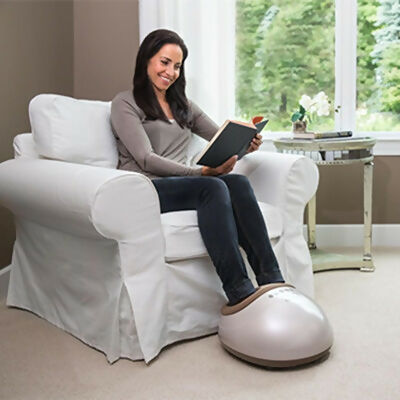 HoMedics Shiatsu Air Pro Foot Massager with Heat FMS-350H Gray