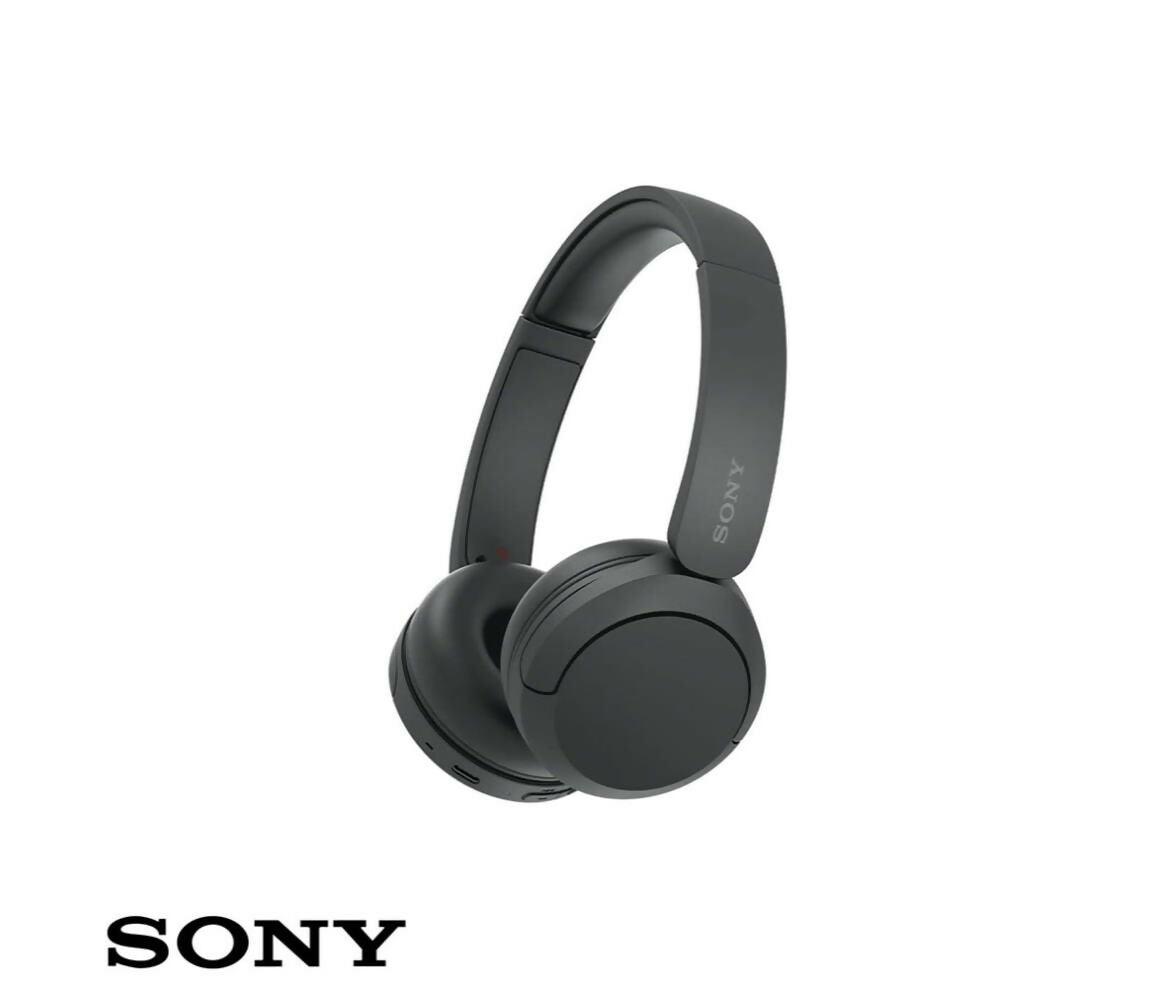 Sony WH-CH520 Wireless Headphones Bluetooth On-Ear Headset with Microphone - Black