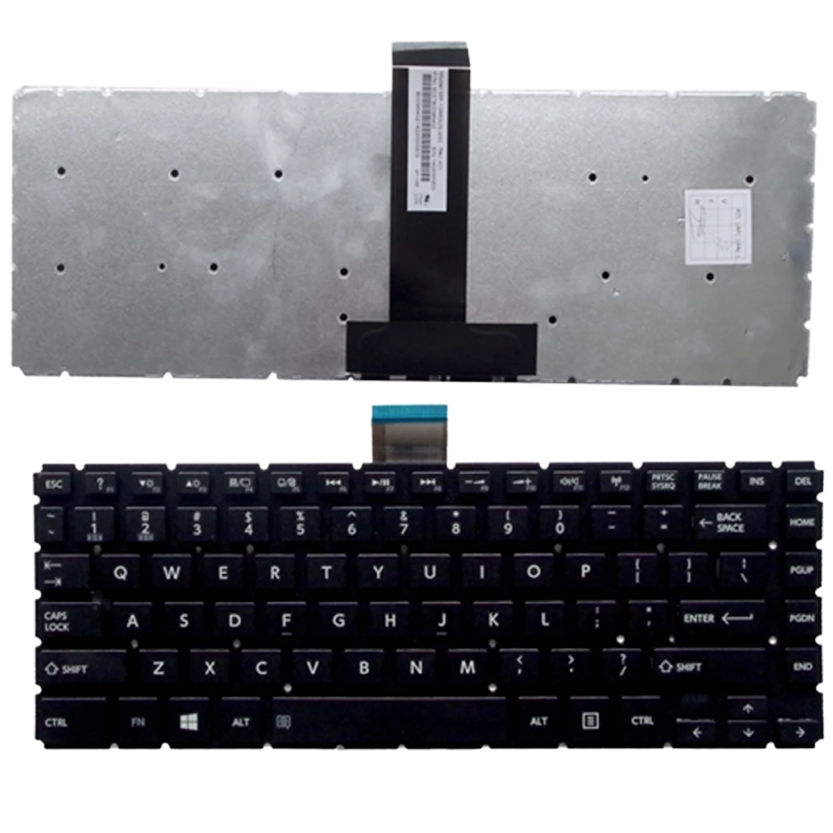 Keyboard Replacement For Laptop Toshiba L40 L45 - US Layout - Black