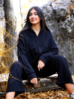 Suede Pants - Black