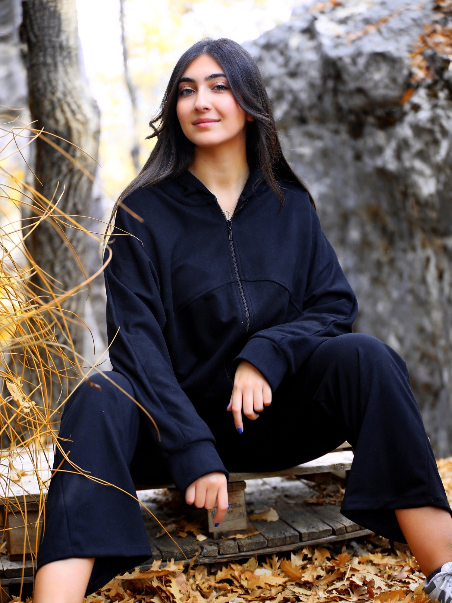 Suede Pants - Black