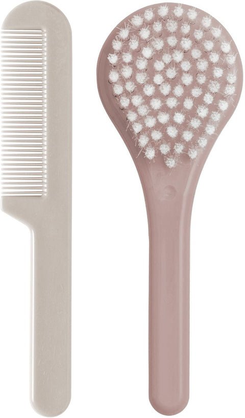 LUMA Comb & Brush Set – Blush Pink
