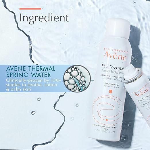 Avene Eau Thermal Spray Pure Thermal Spring Water 150ML & 300ML - Refreshing Hydration and Soothing Relief
