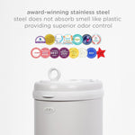 Ubbi: Steel Odor-Locking Diaper Pail – Gray
