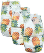 PureBorn Disposable Baby Diapers Size 5-Pineapple Print