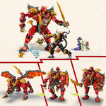 LEGO NINJAGO Wyldfyre's Transforming Dragon Mech