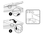 Webaby: Changing Plan MONA - Cot Top Changing Unit