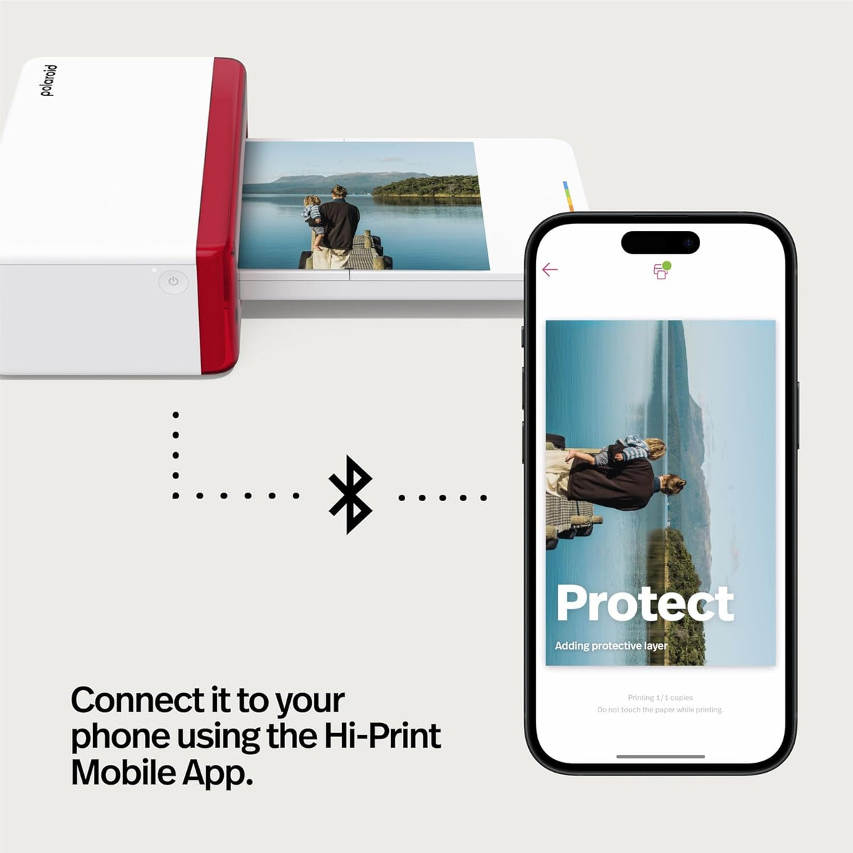 Polaroid Hi·Print 4x6 Photo Printer+ 1 Film for free
