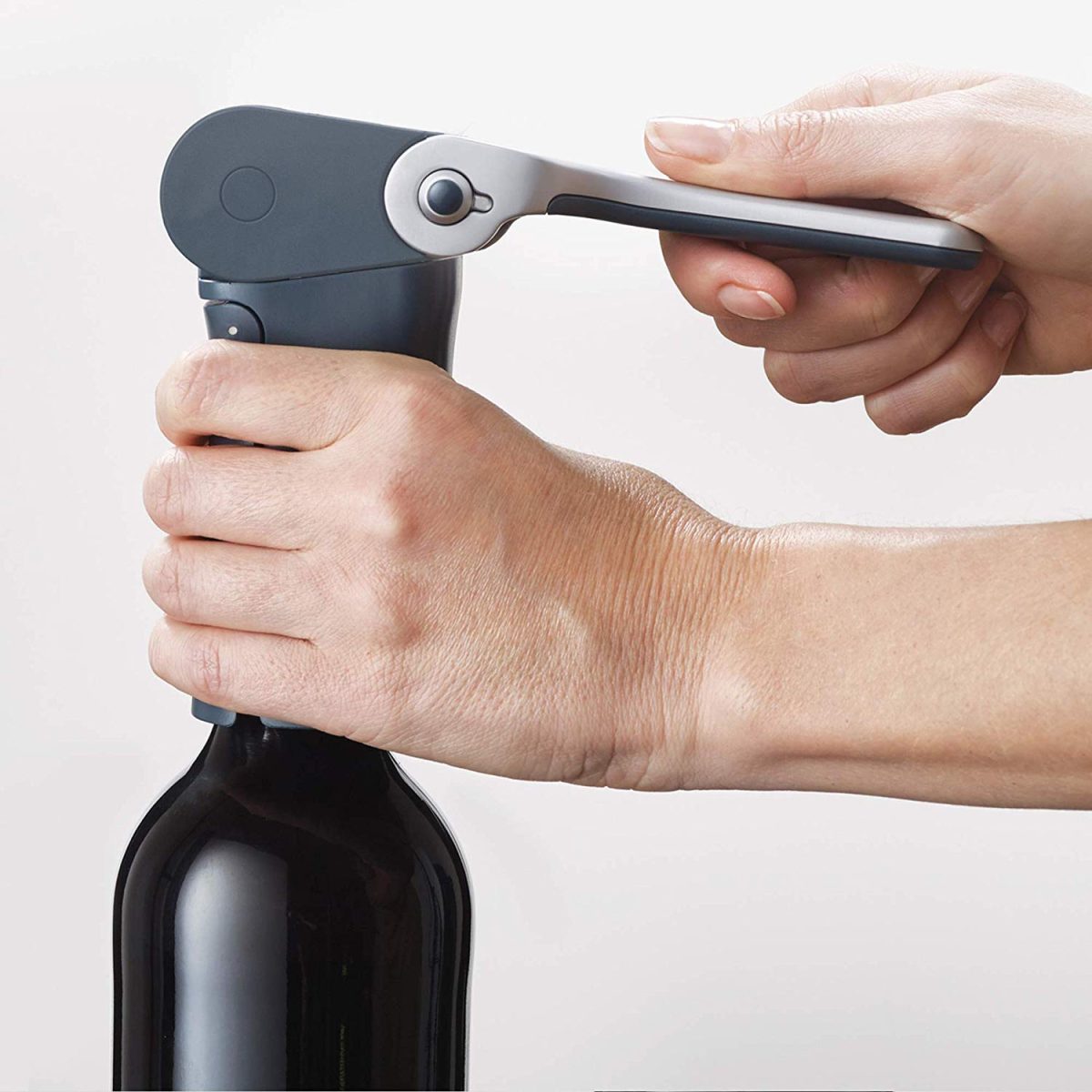 Joseph Joseph BarWise Compact Folding Lever Corkscrew Wine Opener with Foil Cutter, One-size, Blue