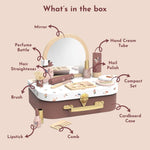 Speedy Monkey Wooden Beauty Suitcase