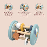 Speedy Monkey Fox Roller Rattle Baby Toy