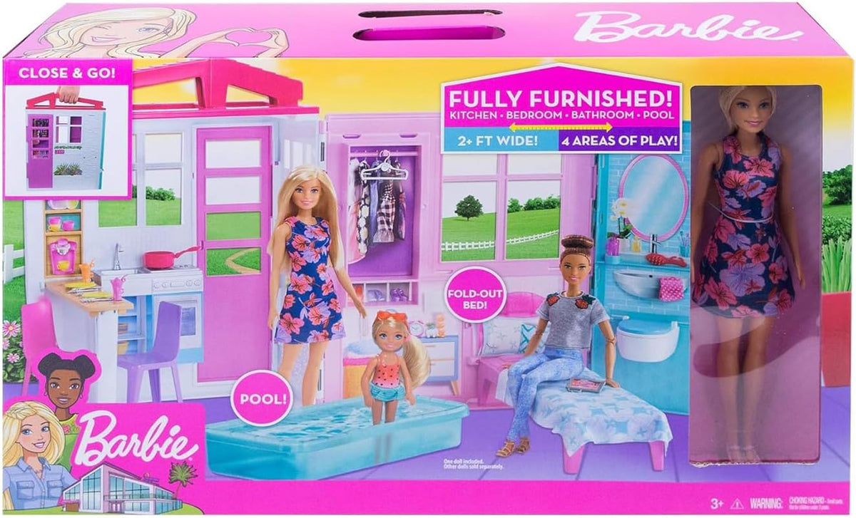 Barbie Holiday Home & Doll