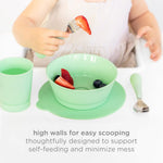 Ubbi: Silicone Suction Bowls for Babies & Toddlers (2-Pack) – Polaris Blue