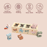 Speedy Monkey Wooden Animal Shape Box