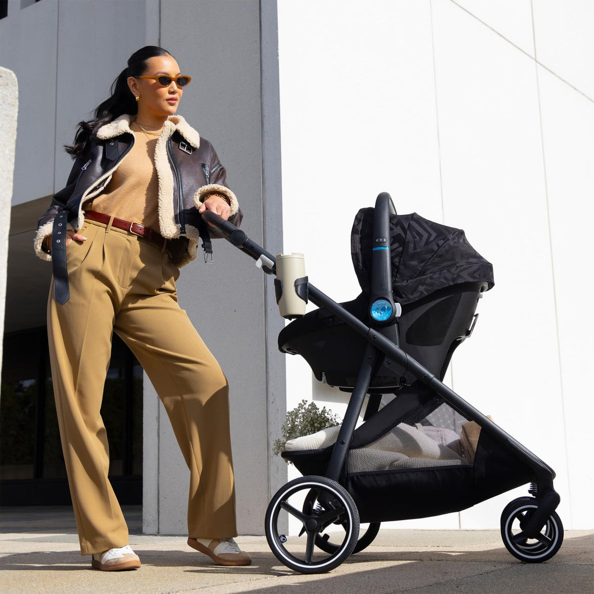 Evenflo Shyft Intuiti+ Travel System with Revolve180 LiteMax NXT &amp; SensorySooth