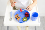 Ubbi: Silicone Suction Bowls for Babies & Toddlers (2-Pack) – Polaris Blue
