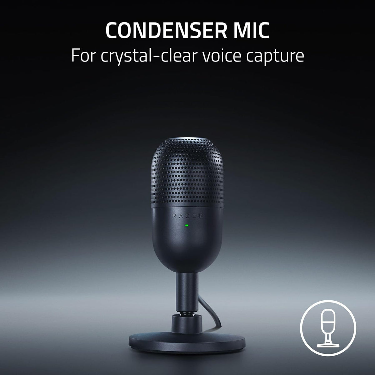 Razer Seiren V3 Mini USB Microphone White
