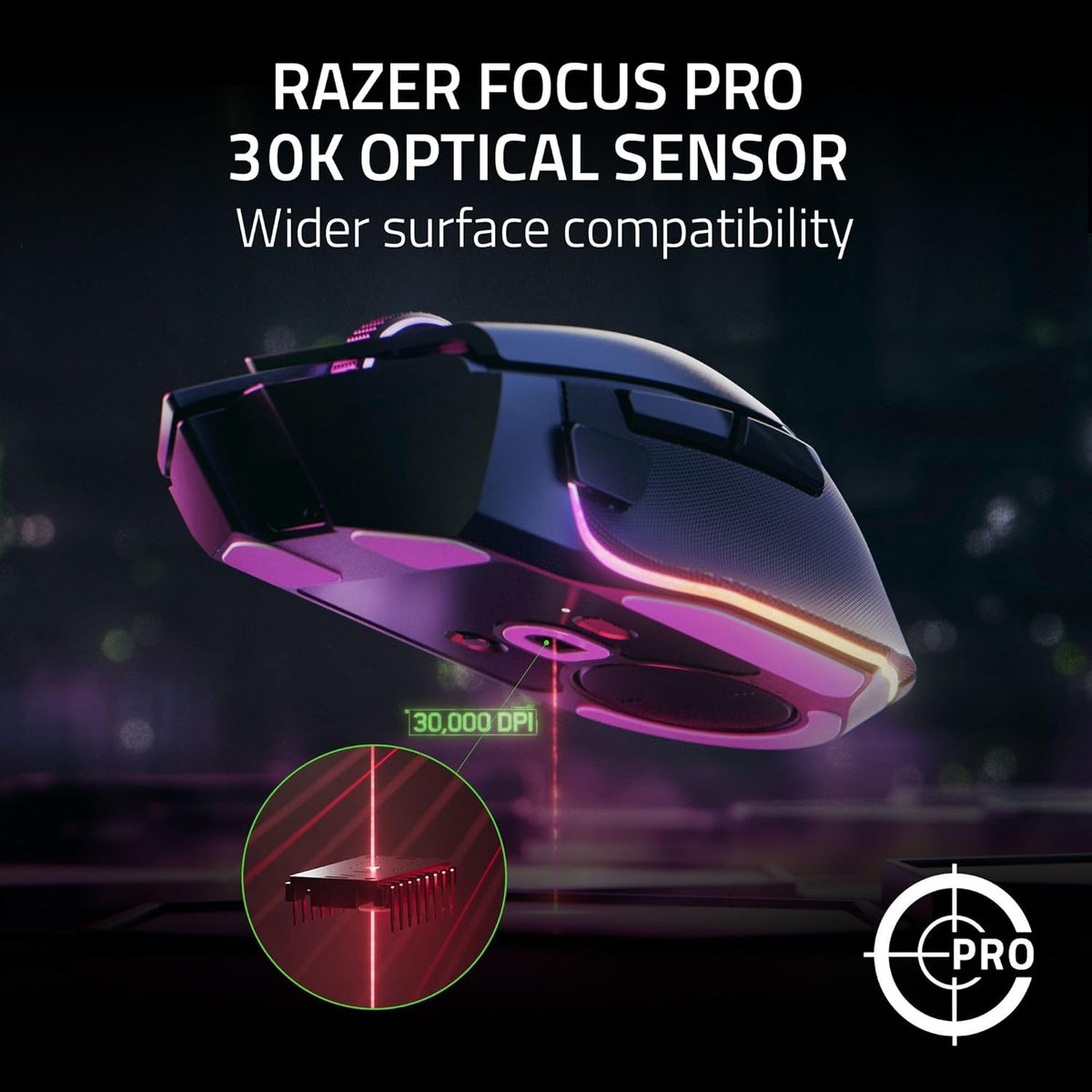 Razer Basilisk V3 Pro - Customizable Wireless Gaming Mouse