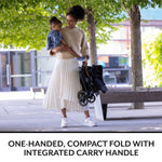 Evenflo: Hummingbird™ Ultra-Lightweight Carbon Fiber Stroller – Crest Grey