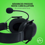 Razer BlackShark V2 Pro Wireless Gaming Headset: THX 7.1 Spatial Surround Sound - 50mm Drivers - Detachable Mic - for PC, PS5, PS4, Switch, White