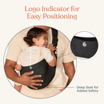 Ergobaby Upsie Sling Baby Hip Carrier (Onyx Edition)
