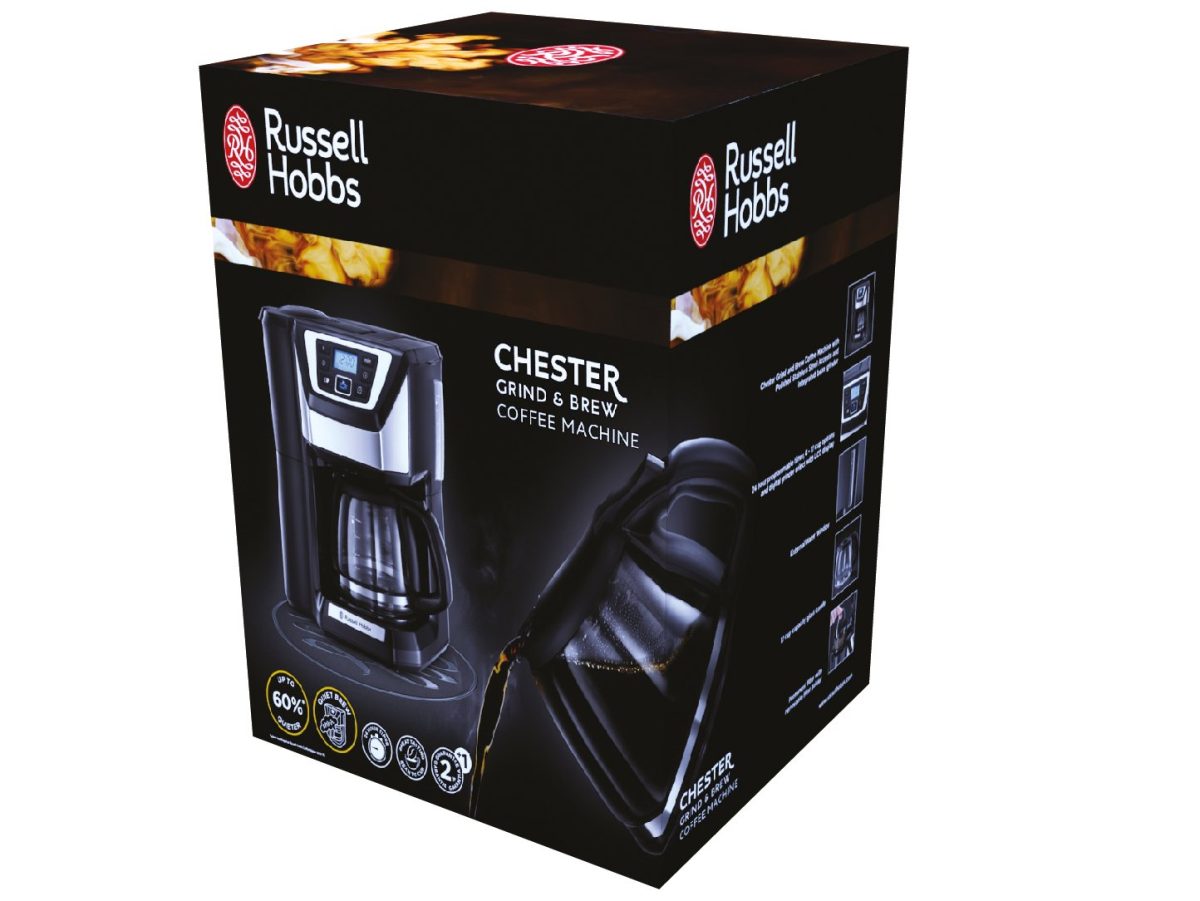 Russell Hobbs Chester Grind & Brew Coffee Maker - Black