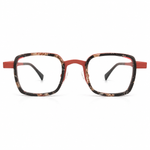 Eyeglasses tortoise red 