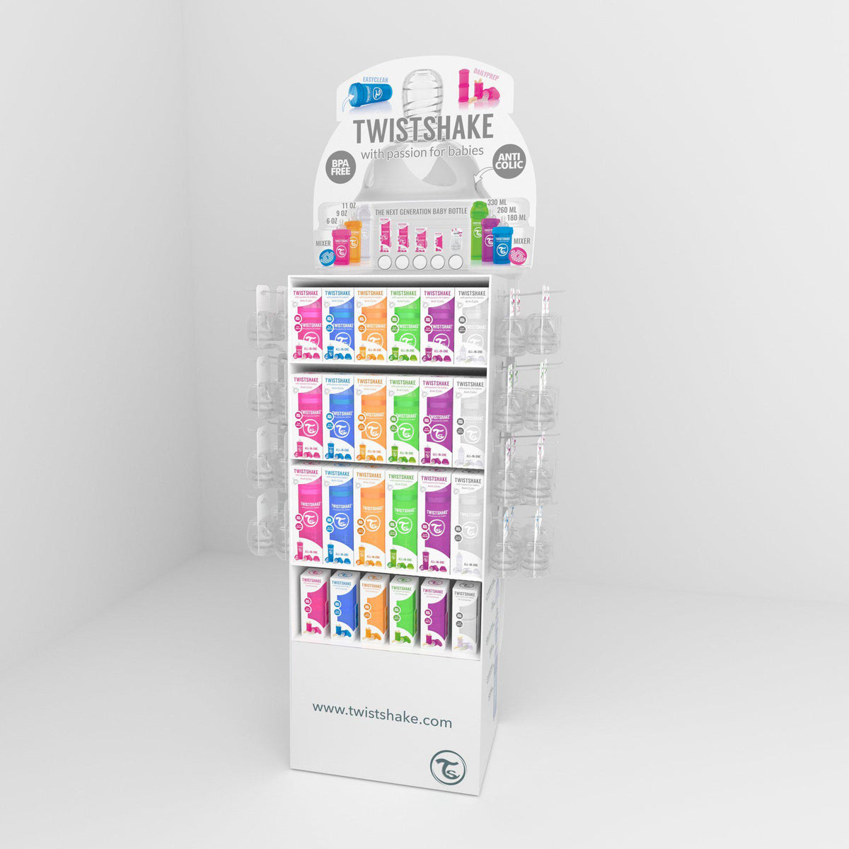 Twistshake Display Stand White