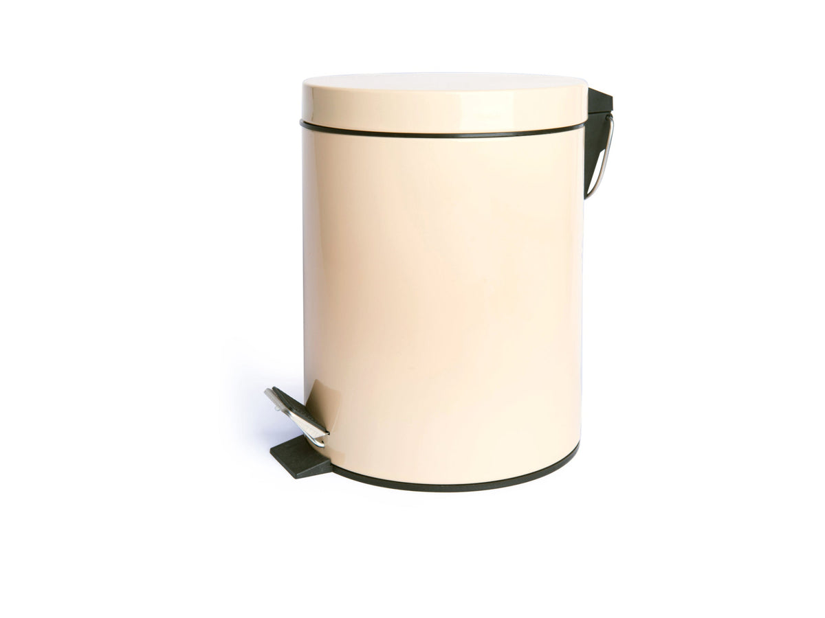 Cleany Dustbin with Pedal Opening & Removable Plastic Bucket - 5L