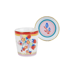 ESPRESSO CUP WITH LID/SAUCER STRAWBERRY