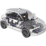 Clementoni Fiat 500 Electric Car Building Set