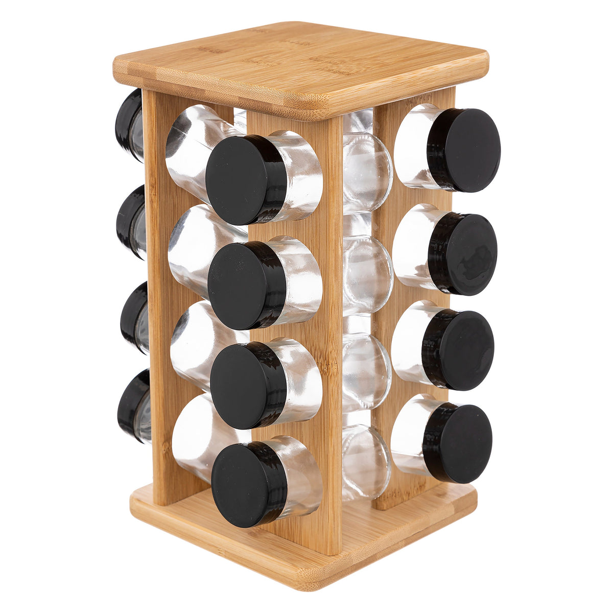 Spice Rack X16 - Bamboo Kitchen Collection