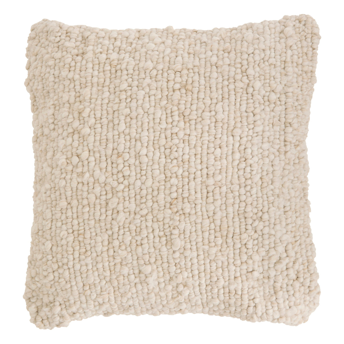 Cushion "Volna" Square Wool-Like Cushion 45x45x15 cm Removable Cover