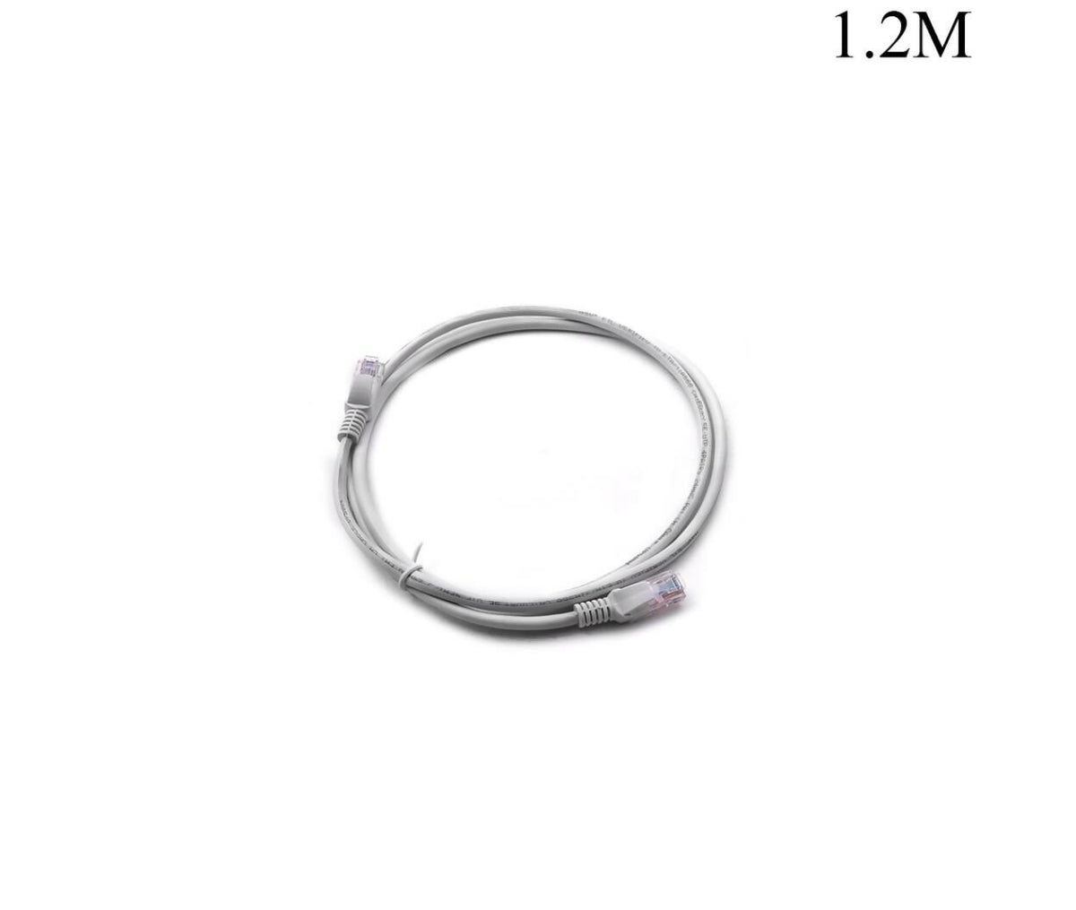 Patch Cord | CAT5e | UTP | 1.2M | White | Cross | Dintek