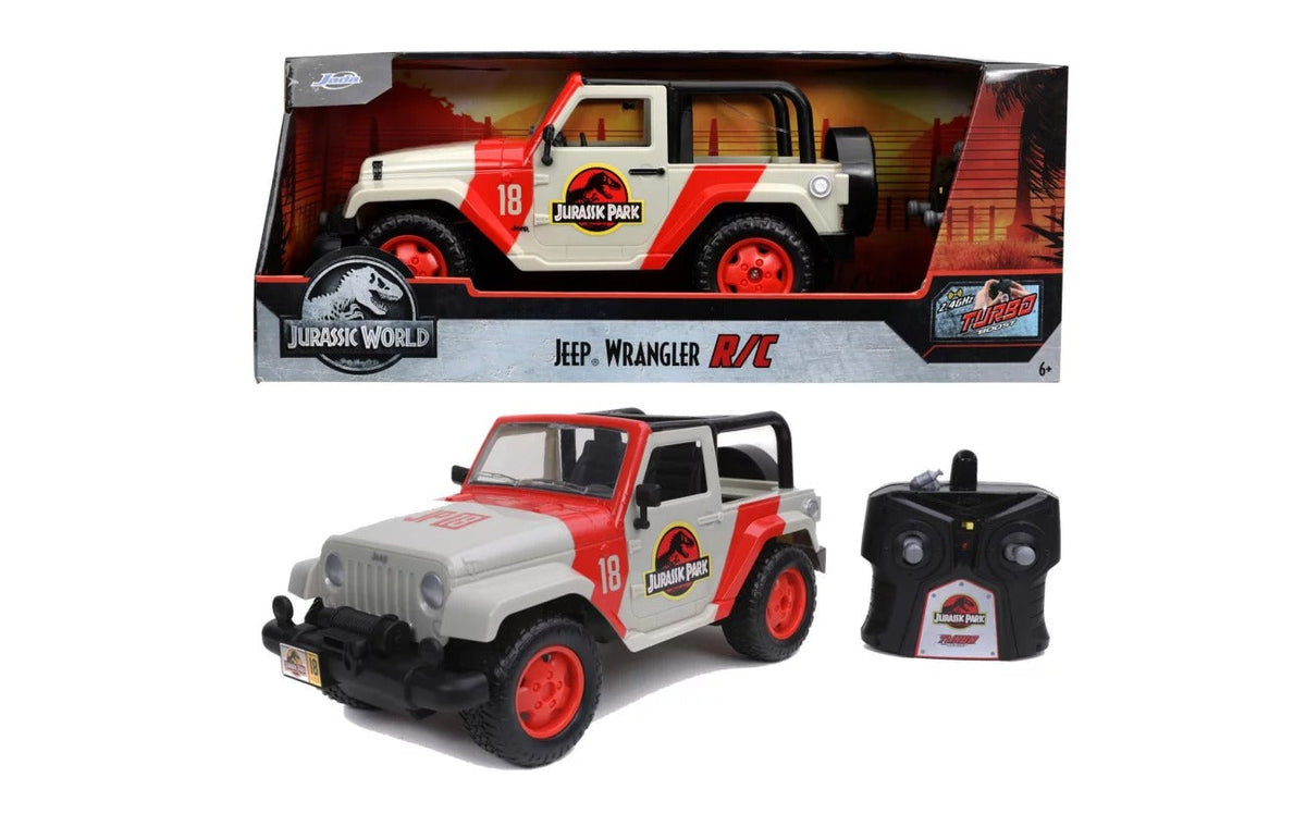 Jada Jurassic Park RC Jeep Wrangler 1:16