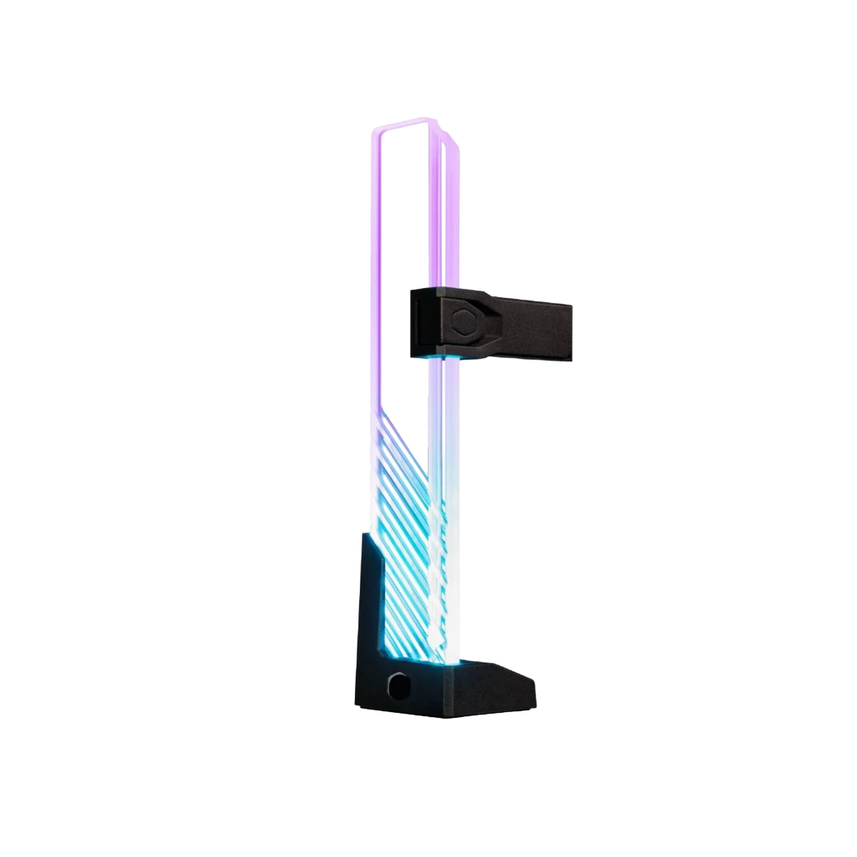 Cooler Master (MCA-U000R-GSBTG-00) ARGB GPU Support Bracket - Plastic, Tempered Glass