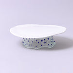 Handmade Ceramic Serving Plate with Glass Stand