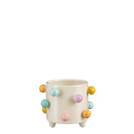 White Decorative Flower Pot – Modern Home Decor