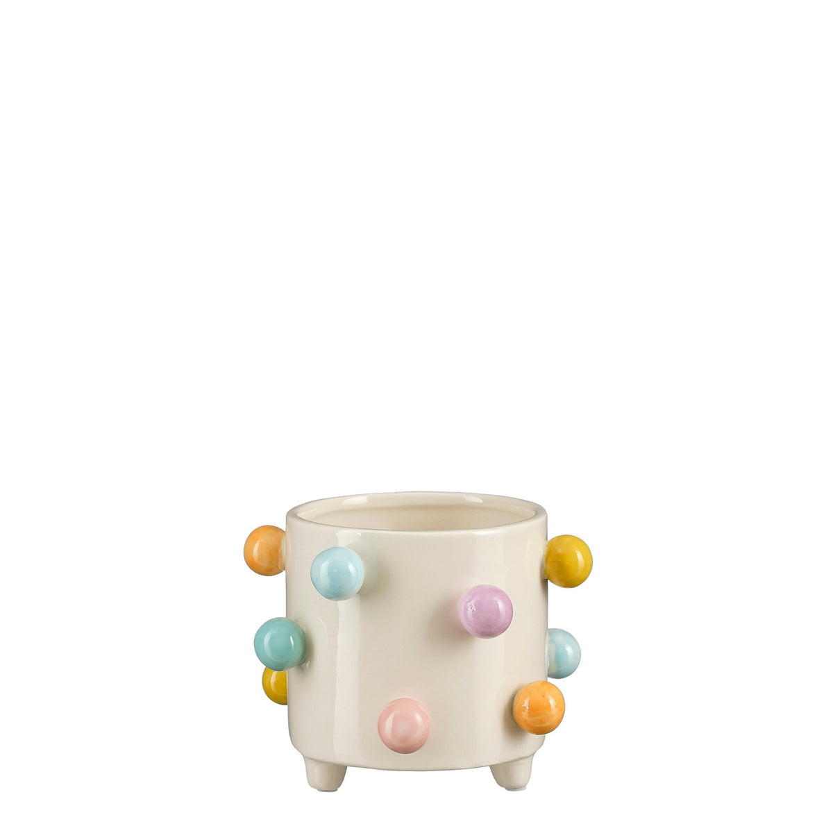 White Decorative Flower Pot – Modern Home Decor